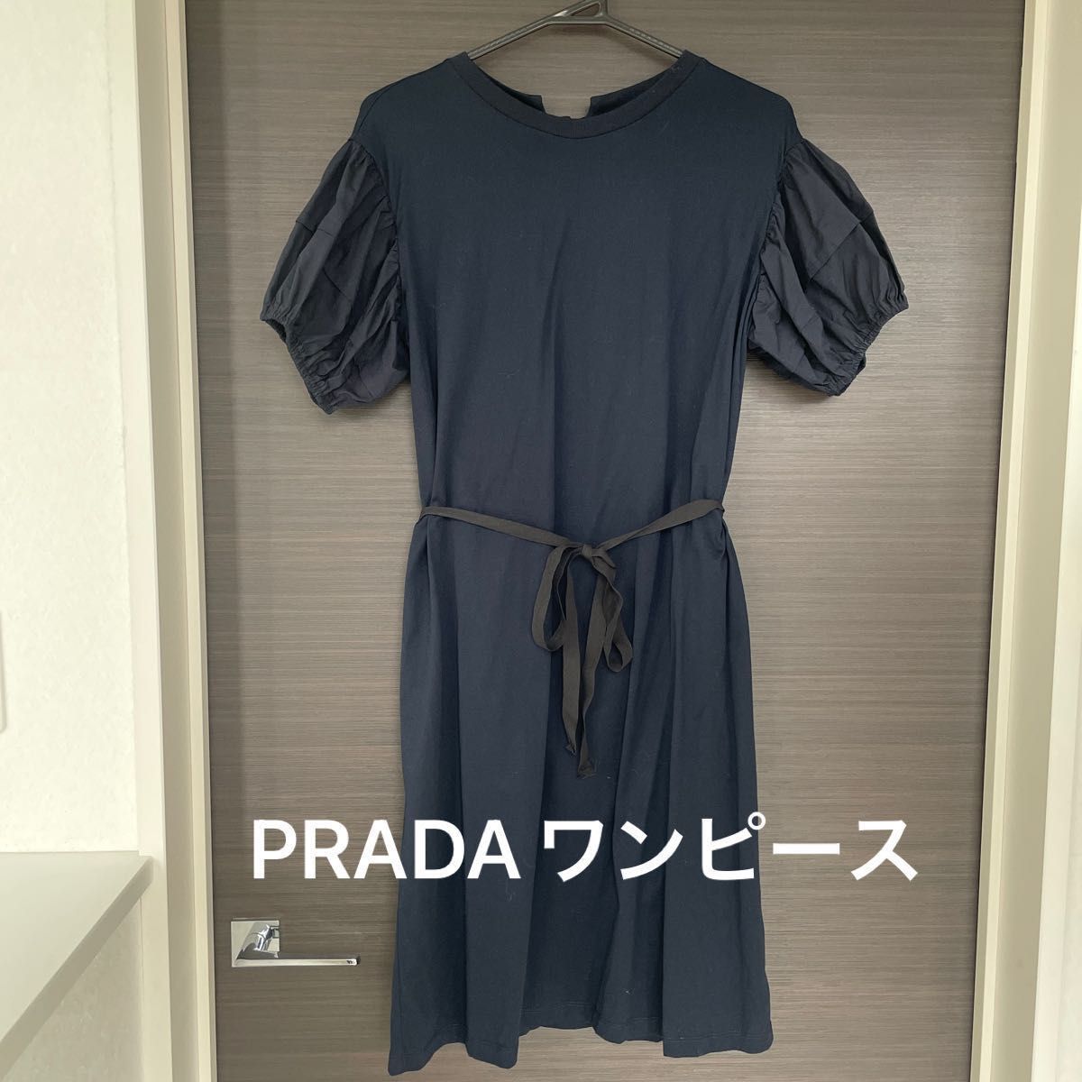 プラダ PRADA ワンピース フォーマル オケージョン リボン バルーン袖