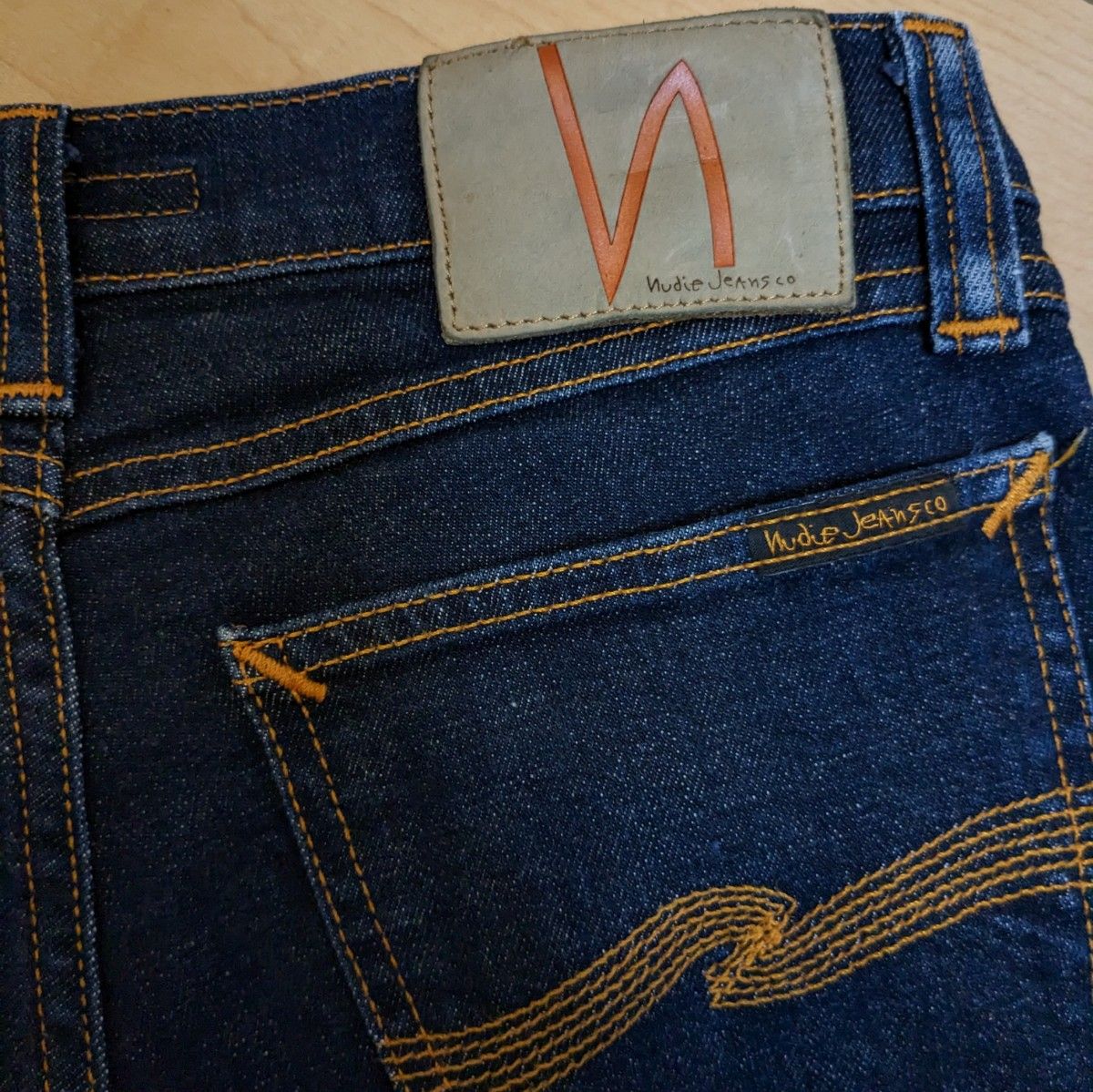 Nudie Jeans W27 LONG JOHN ヌーディージーンズ スキニージーンズ イタリア製
