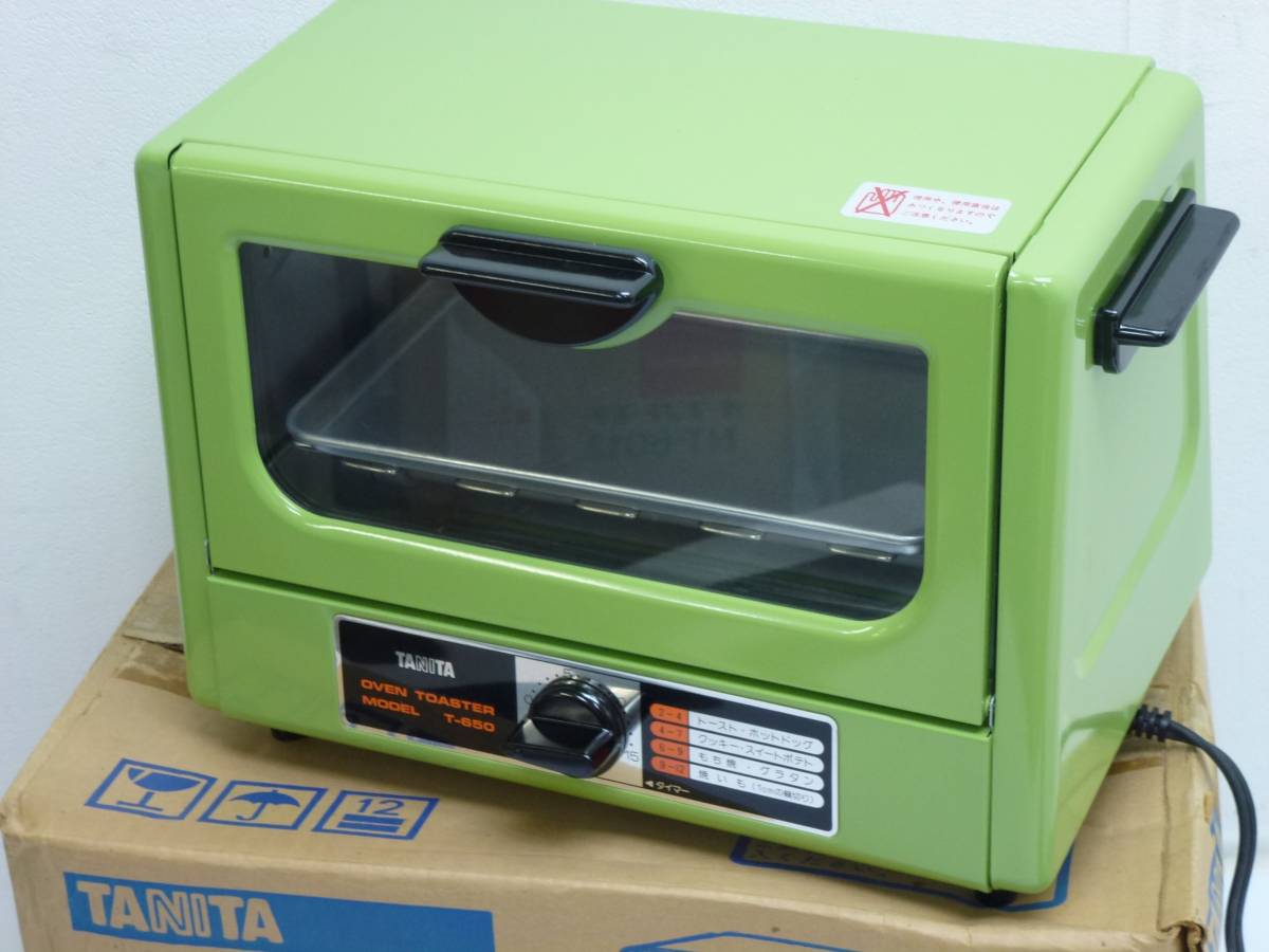  unused Showa Retro TANITAtanita oven toaster T-650 antique 