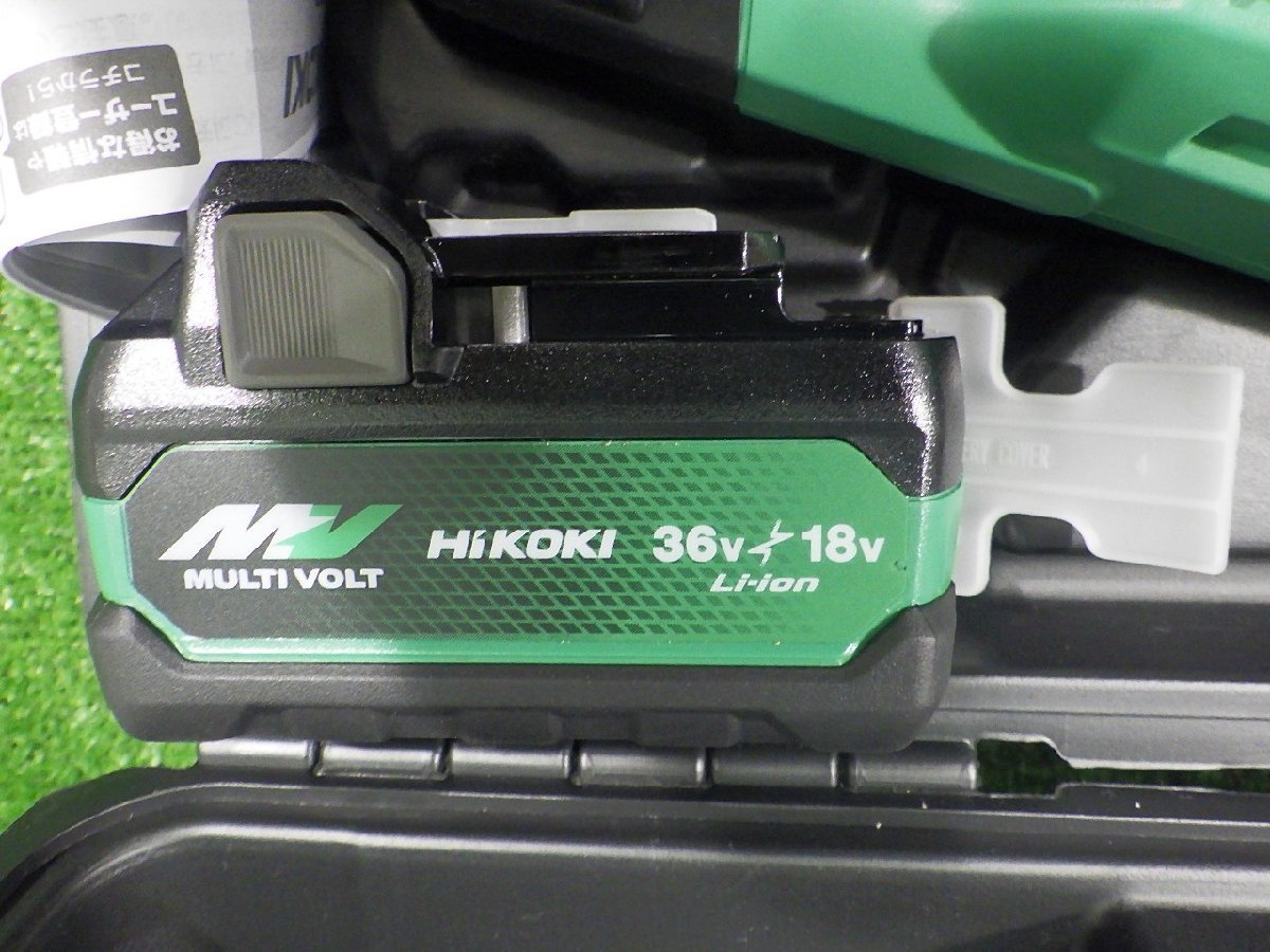 開封のみ☆HiKOKI 130mm コードレスセーバーソー CR36DMA 2XPZ 充電器