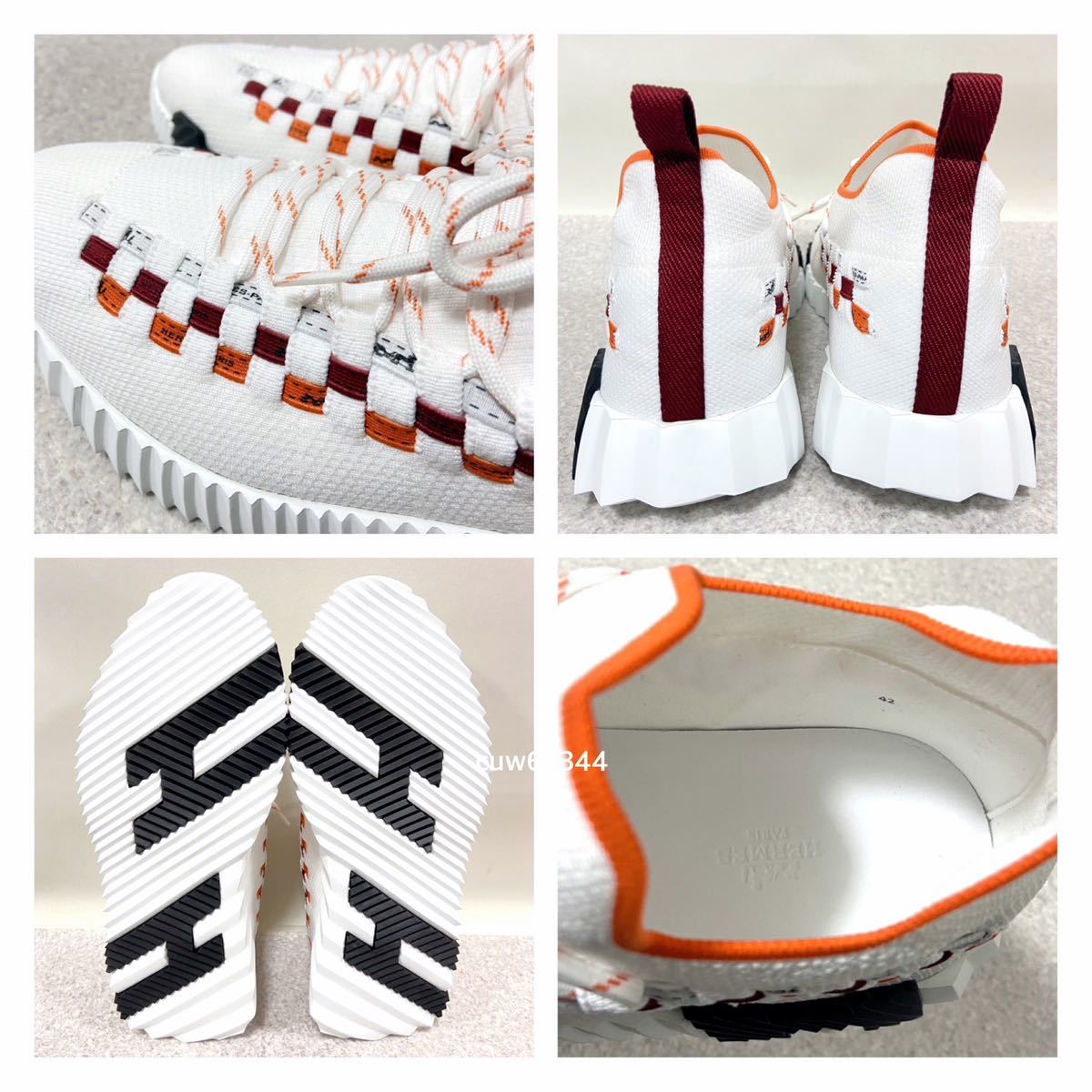 国内正規品 新品未使用 42サイズ(26.5〜27cm) Hermes エルメス