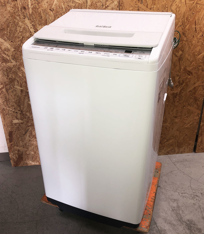 セレクト HITACHI(日立) BW-V70F-W 全自動洗濯機 ビートウォッシュ
