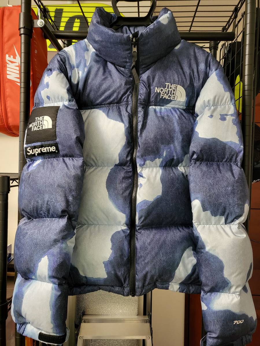 ☆値下げ【即決/送料込】Supreme The North Face Bleached Denim Print