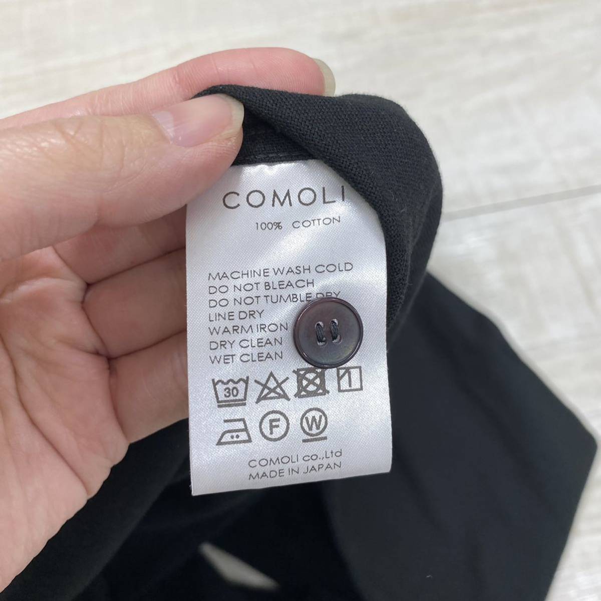 買い保障できる 22ss 2022 COMOLI 空紡 オックス C.P.O シャツ サイズ