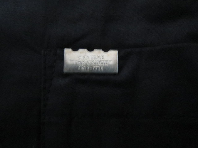 送料無料発送 人気完売 希少2XL XXL CRIMIE クライミー ROBERT WORK SHIRT 綿100％ 正規品 新品未使用タグ付き(撮影,採寸の為開封)BLACK_画像7