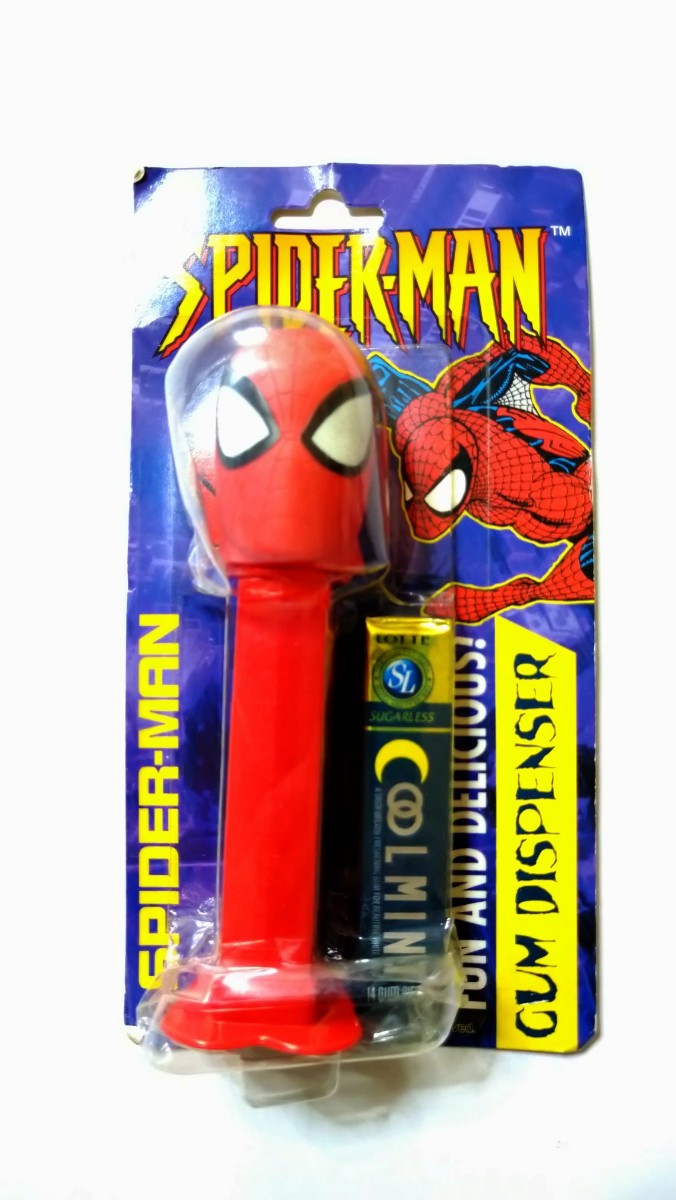 [ бесплатная доставка ] Человек-паук жеварельная резинка в драже диспенсер SPIDER-MAN GUM DISPENSER поиск )petsu