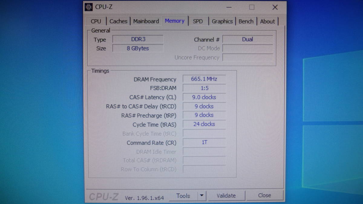 デスクトップPC用メモリー SK hynix DDR3-1600（DDR3 PC3-12800U） 4G×2枚＝8G  HMT451U6BFR8A-PB N0 AA 中古動作品の画像8