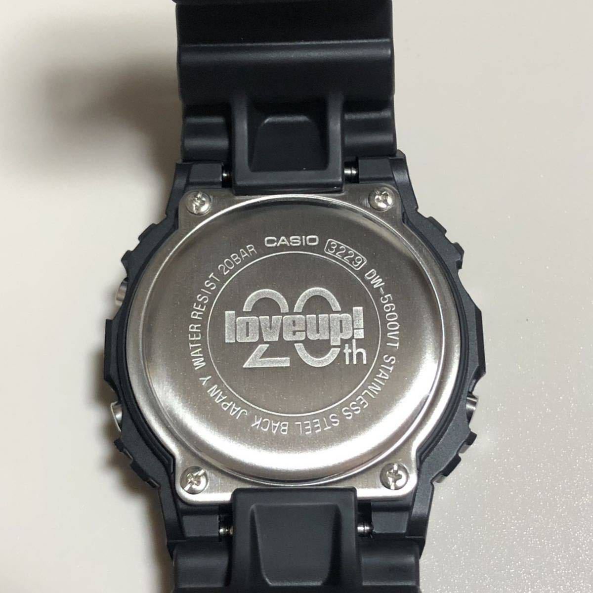 【美品】G-SHOCK × ポルノグラフィティ love up! ブラック DW-5600 20周年 コラボ_画像8