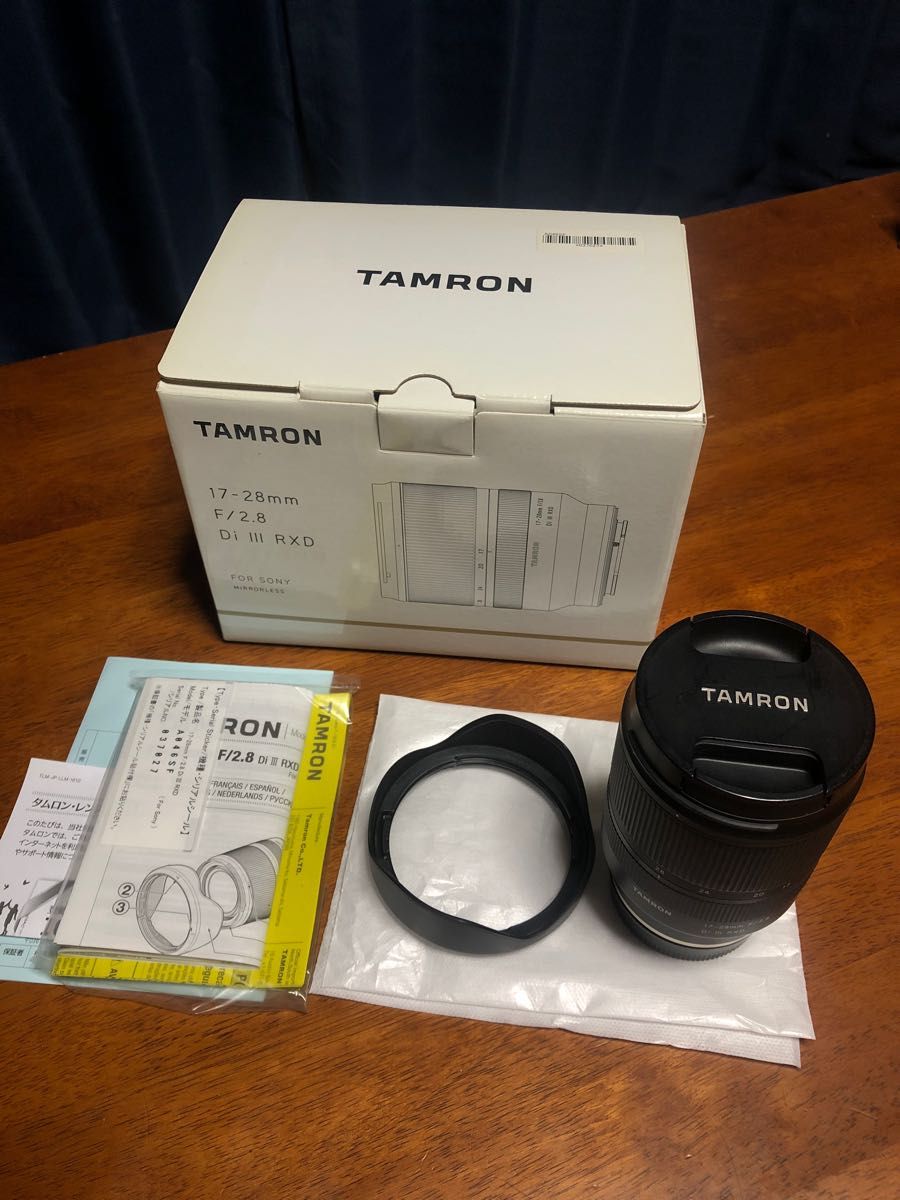 TAMRON 17-28F2 8 DI III RXD ソニーEマウント タムロン17-28 モデル