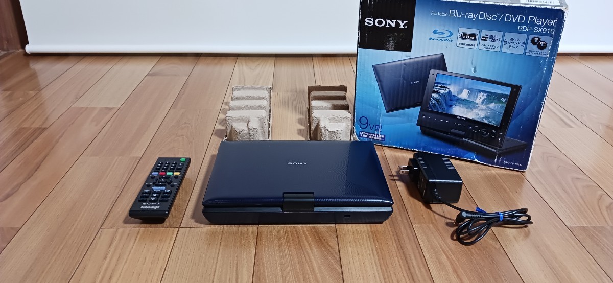 * beautiful goods * SONY portable Blue-ray disk /DVD player BDP-SX910 9V wide 