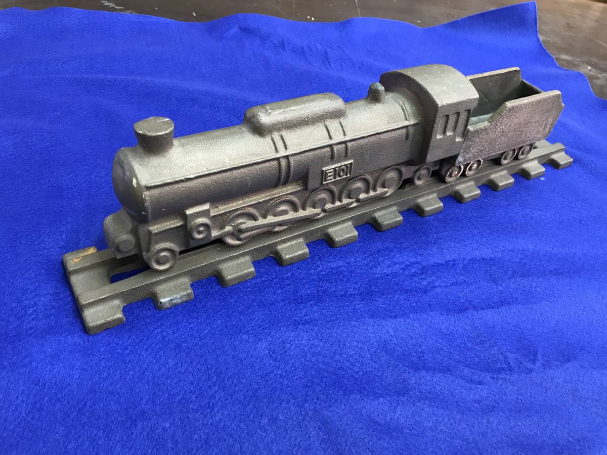 A2 昭和レトロ 置物 メタル製 SL ダイキャスト 全長43センチ位 鉄道 模型