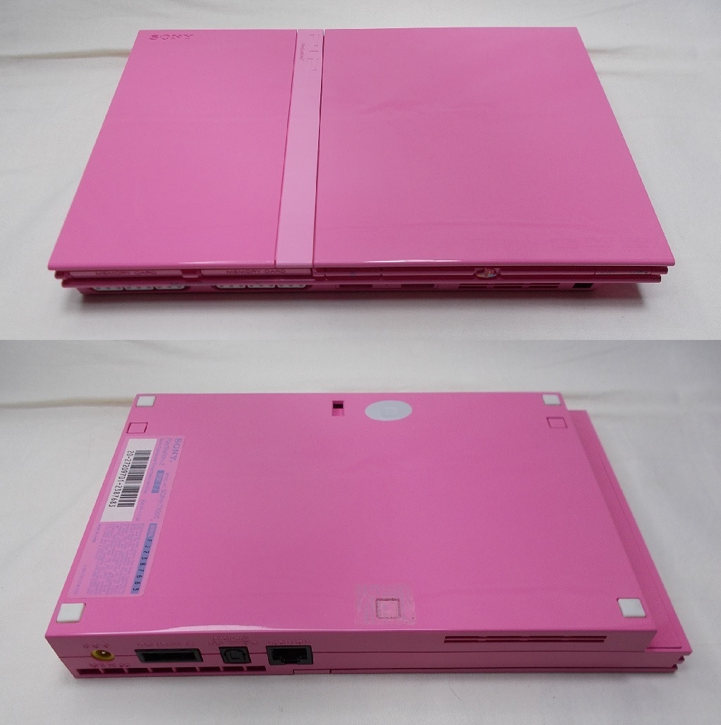 PS2 薄型 ピンク 一式 レンズ新品【リング傷対策 分解メンテ 90 PS2 薄型 ピンク 一式 レンズ新品【リング傷対策 分解メンテ 90