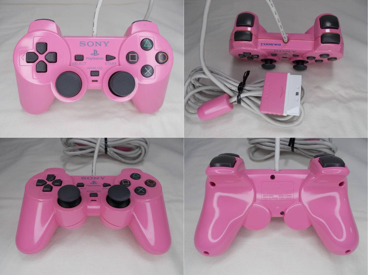 PS2 薄型 ピンク 一式 レンズ新品【リング傷対策 分解メンテ 90 PS2 薄型 ピンク 一式 レンズ新品【リング傷対策 分解メンテ 90