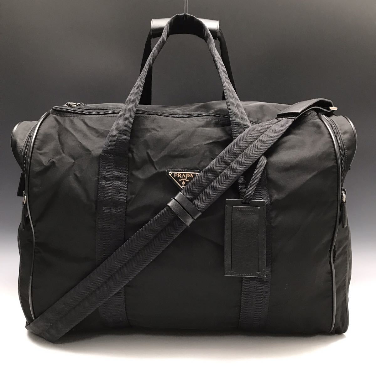 マルチボーダーシリーズ 【美品】PRADA×プラダ ボストンバッグ - 通販