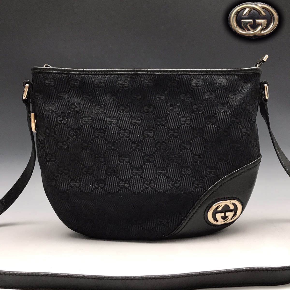 美品】GUCCI グッチ ショルダーバッグ GG柄 GGキャンバス GG金具