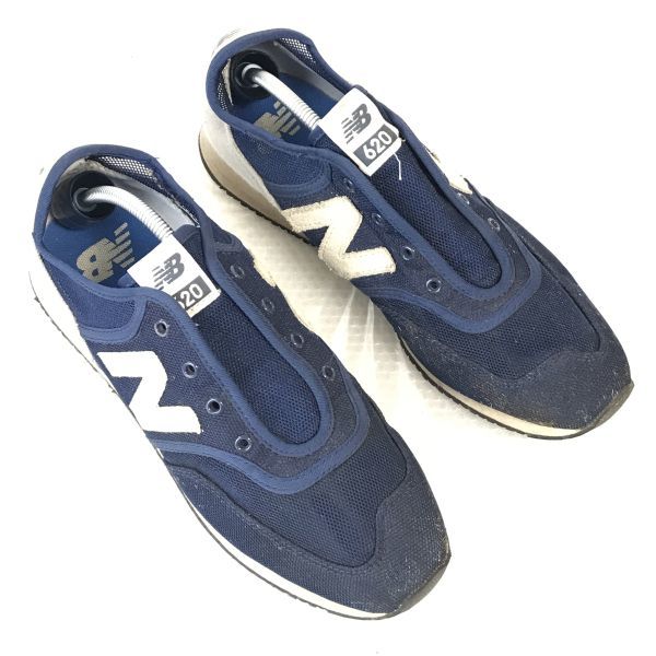 NEW BALANCE/ニューバランス　620★スリッポン/メッシュスニーカー【US6/UK5.5/24.0cm/紺/NAVY】sneakers/Shoes/trainers◆A-193_画像2
