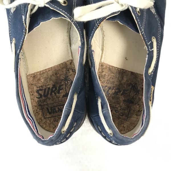 VANS★ジュートソール/スニーカー/デッキシューズ【25.5/40.5/青/Blue】sneakers/Shoes/trainers◆B-95_画像7