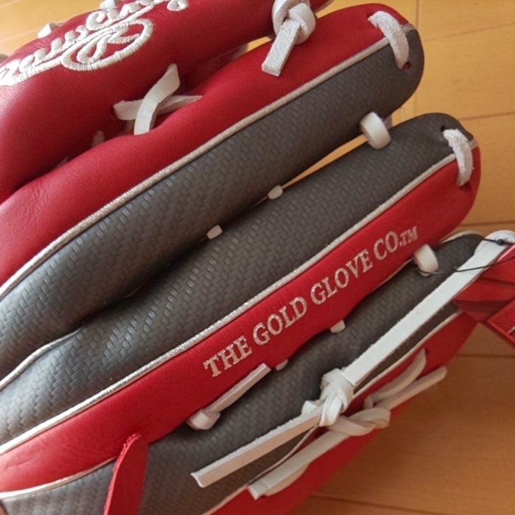 レッド・外野用・左投げ】 ローリングス 軟式用 グローブ (HOH レッド・外野用・左投げ】 ローリングス 軟式用 グローブ (HOH