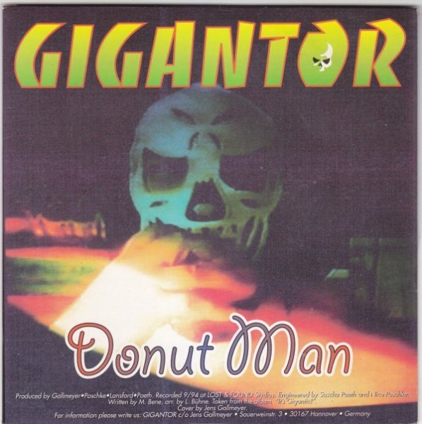 7”Single,DONUT MAN GIGANTOR 輸入盤_画像1