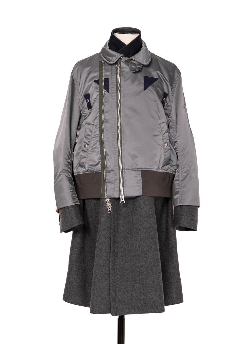 Yahoo!オークション - sacai 22-02823M Nylon Twill Mix Coat Yahoo!オークション - sacai 22-02823M Nylon Twill Mix Coat