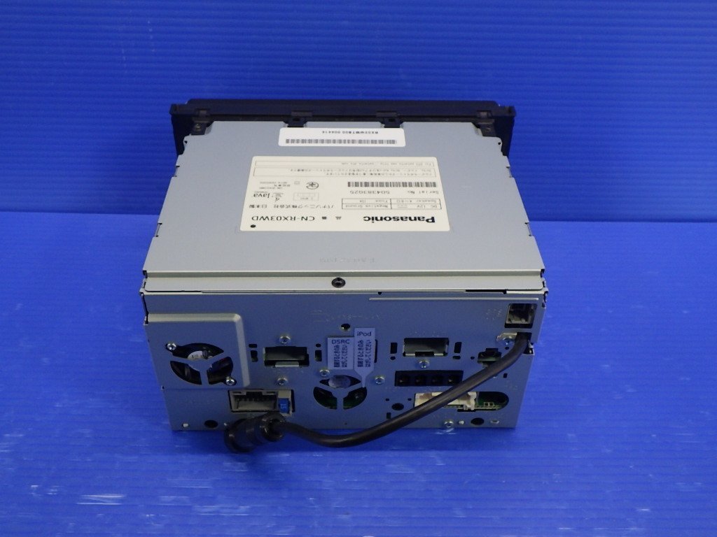 パナソニック メモリーナビ CN-RX03WD DVD CD フルセグ Bluetooth ブルーレイ 地図2016年 Panasonic ワイド20cm