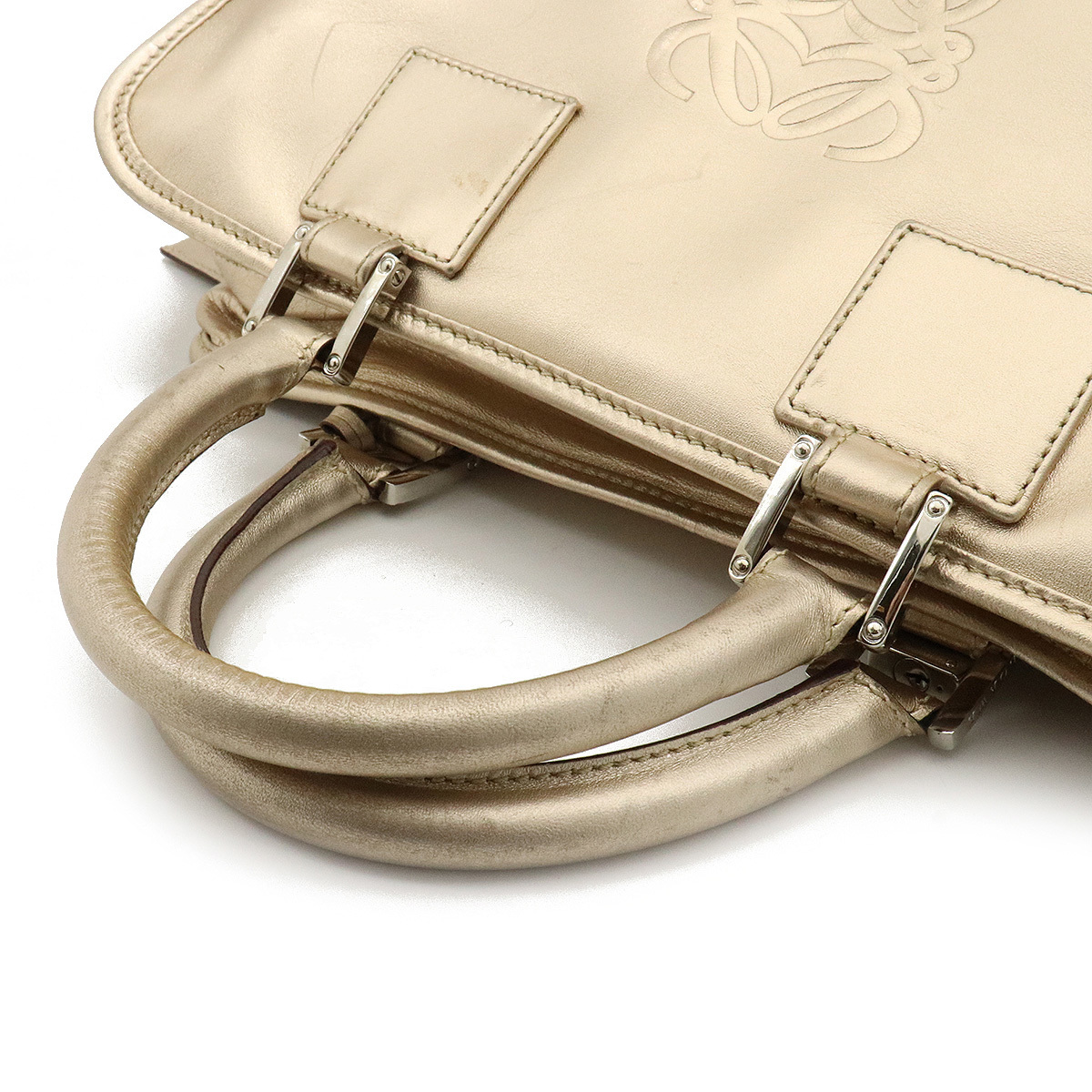 LOEWE ロエベ アマソナ28 アナグラム ハンドバッグ ミニボストン