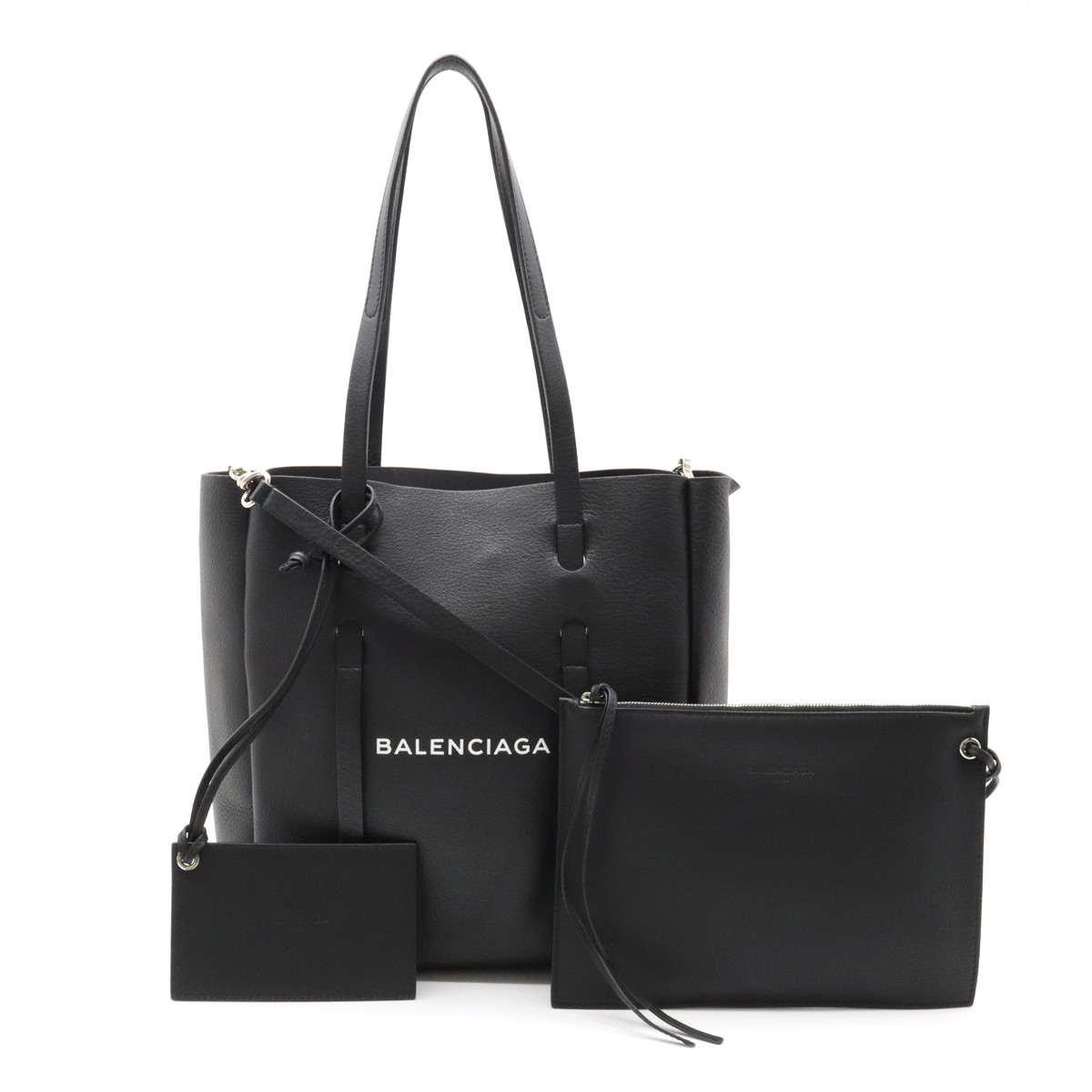 BALENCIAGA バレンシアガ エブリデイ トート XS ロゴ トートバッグ ショルダーバッグ 2WAY 斜め掛け レザー_画像1