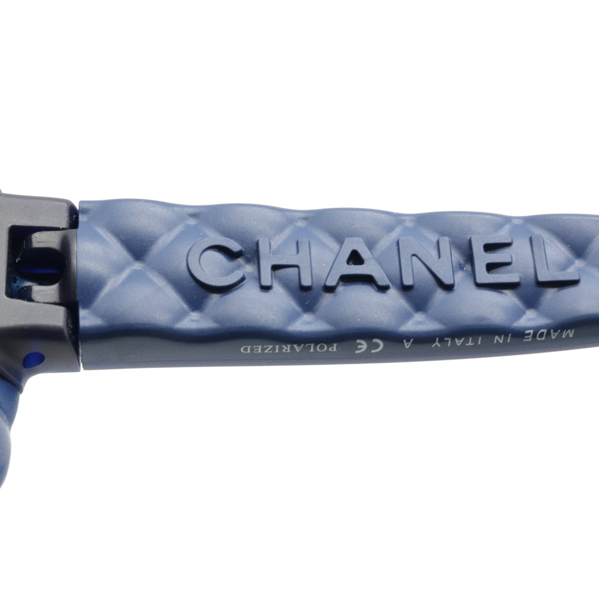 CHANEL シャネル ココマーク サングラス アイウェア スモークグラデーション 偏光レンズ ネイビー ブルー_画像4