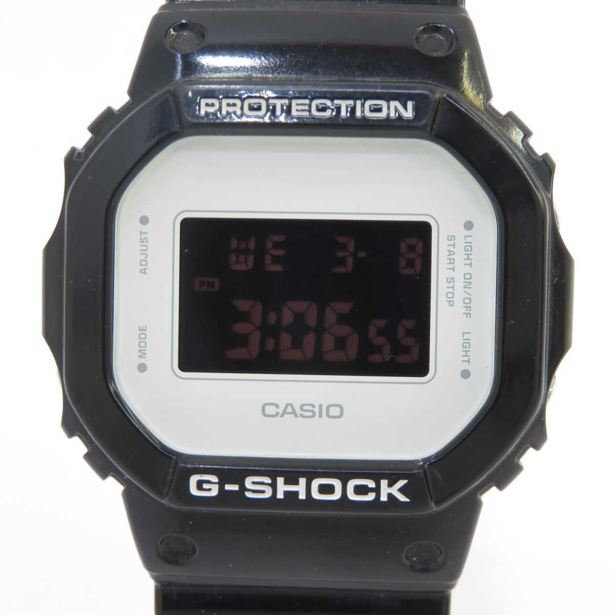 160s CASIO カシオ G-SHOCK MEDICOM TOY メディコムトイ コラボレーションモデル DW-5600MT-1JR 腕時計 ※中古