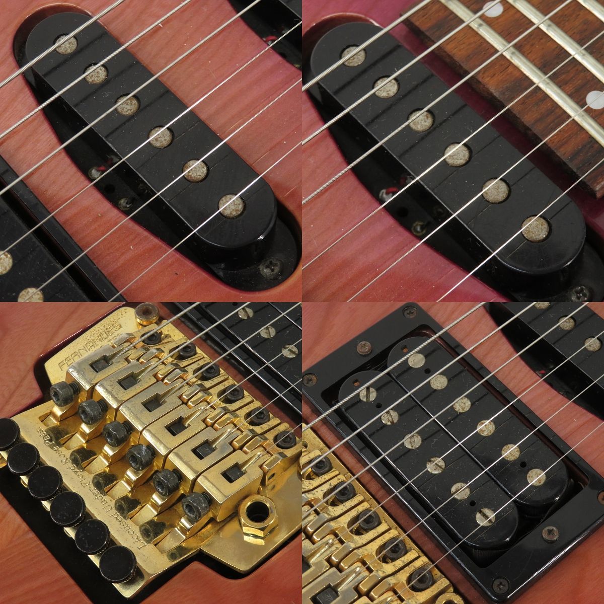 092s☆FERNANDES フェルナンデス FR-65 サンバースト エレキギター ※中古_画像4