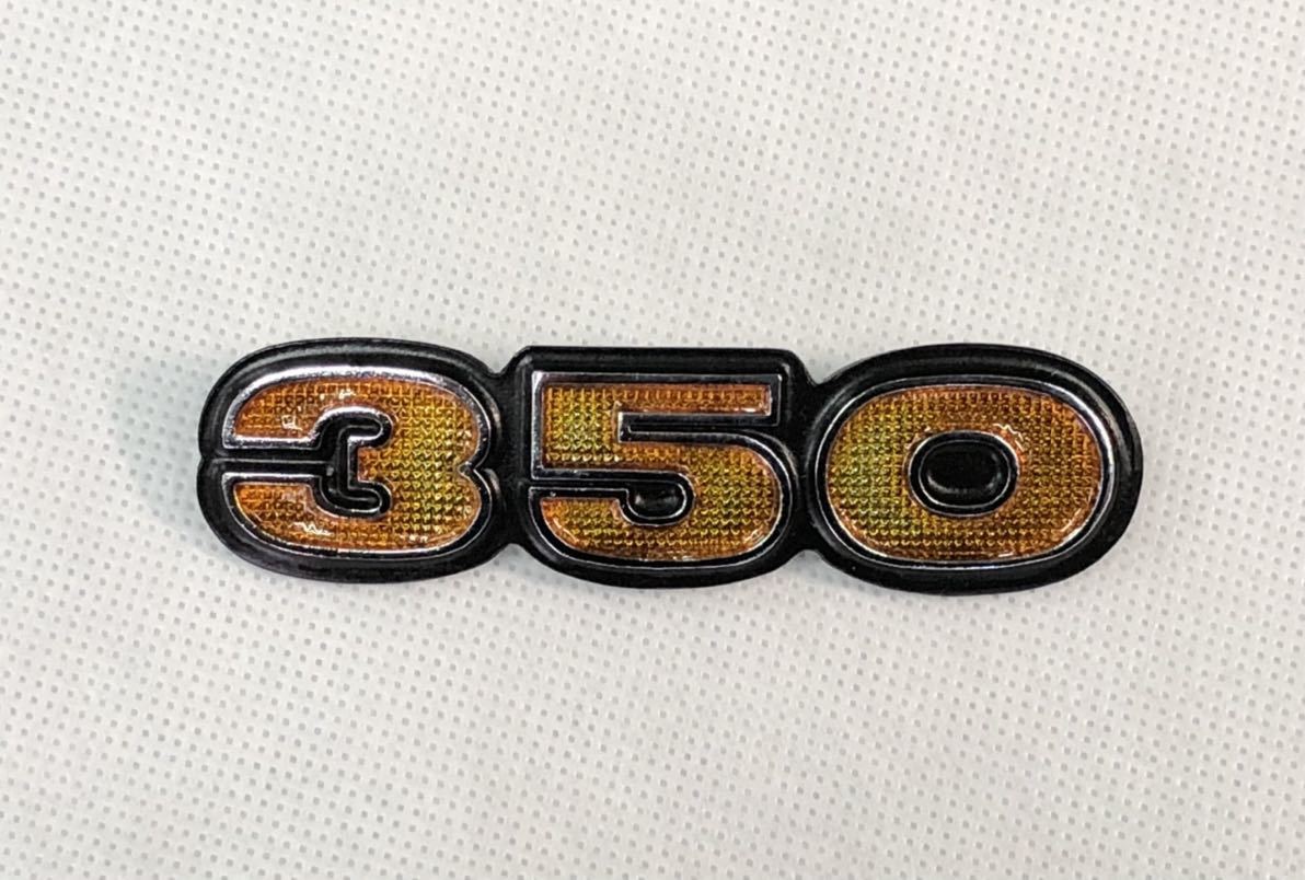 送料無料 新品 ダイキャスト製 350ss マッハ サイドカバー エンブレム