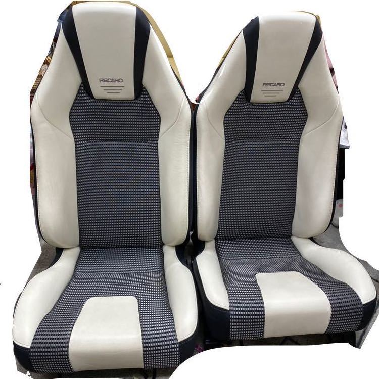 レカロL X-F美品2脚 RECARO レカロシート 白 本体 格安にて出品いたし