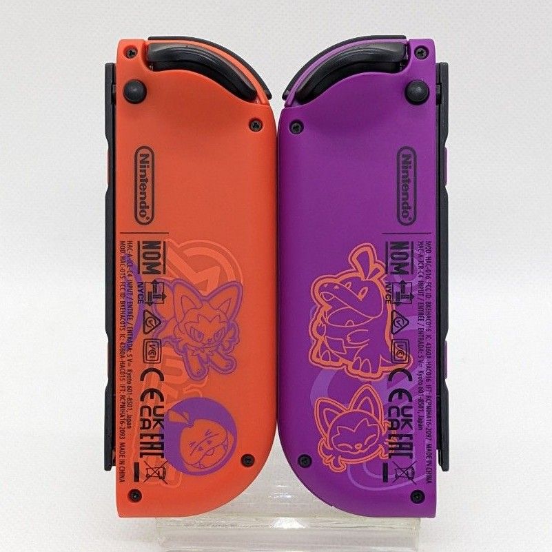 極美品】純正 Switch ジョイコン ポケモン スカーレット 極美品】純正 Switch ジョイコン ポケモン スカーレット