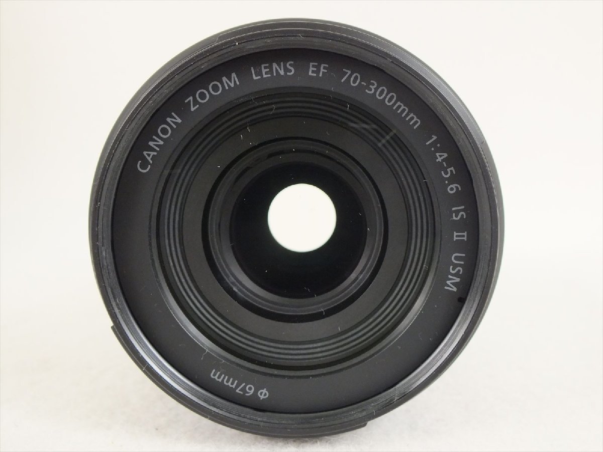♪ Canon キャノン EF 70-300mm 1：4-5.6 IS II USM キヤノン レンズ 元箱付き 中古現状品 230311E3355_画像3