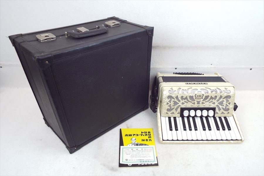 ヤフオク! - ▽TOMBO トンボ J261 アコーディオン ハードケー...