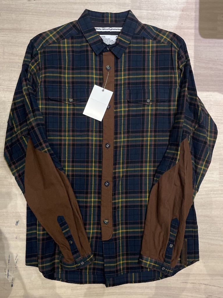 2024 新作】 CONTRASTED L/S CHECK MOUNTAINEERING【ホワイトマウテ