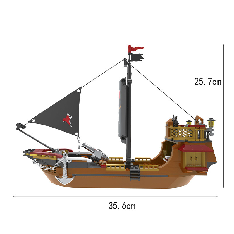 海賊船 レゴ互換 パイレーツ_画像3