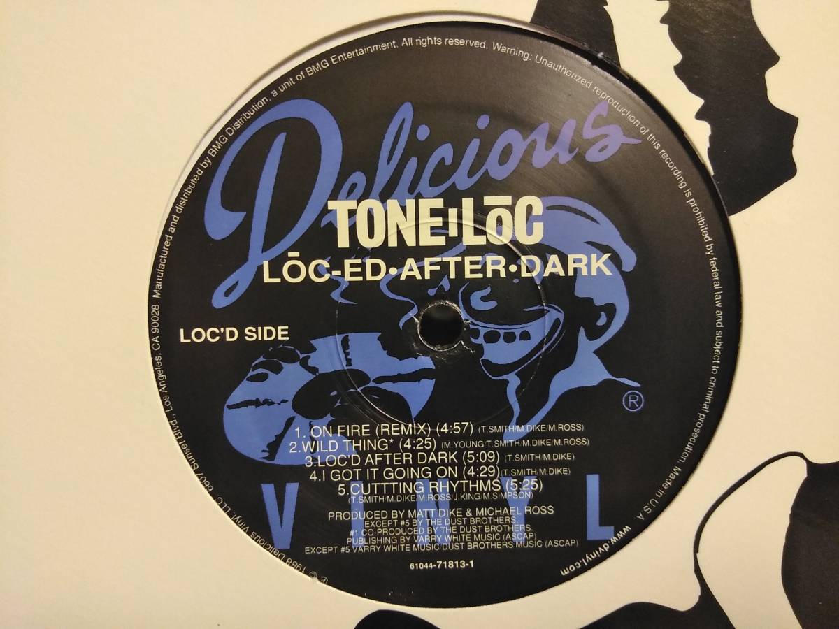 ※ (LP) TONE LOC / LOC ED AFTER DARK . WILD THING. FUNKY COLD MEDINA. CHEEBA CHEEBA アナログ_画像2