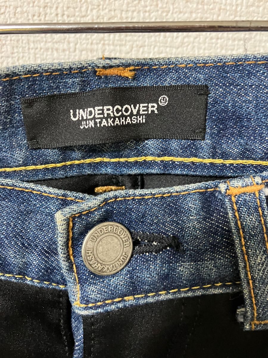 UNDERCOVER アンダーカバー 21AW シルク切替 デニムパンツ