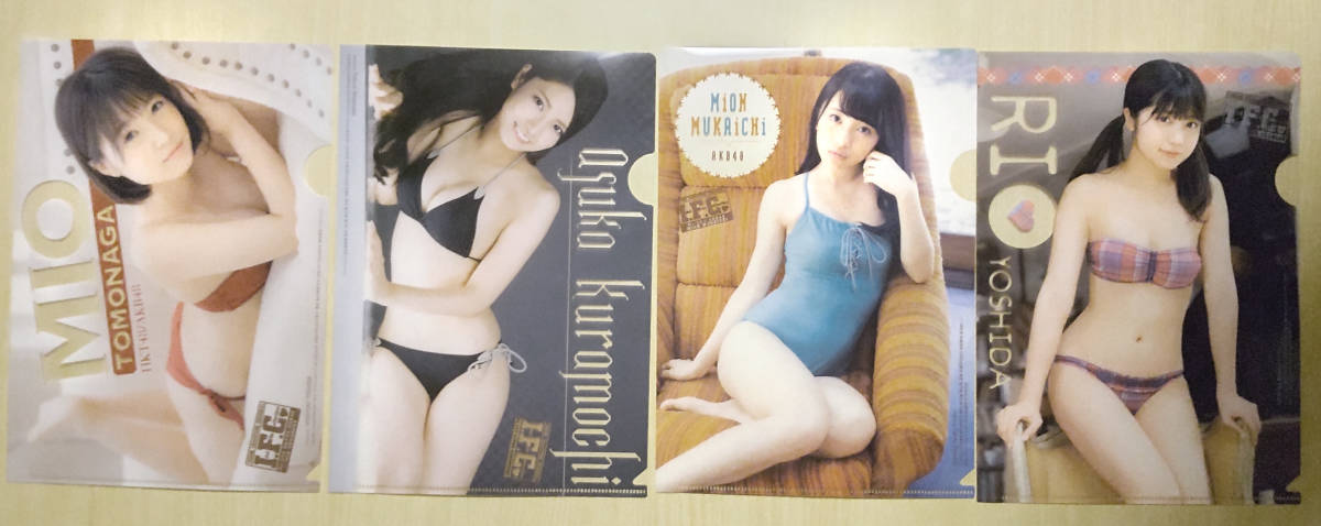 [ повторная выставка ] Young Champion журнал дополнение bikini model прозрачный файл 34 шт. комплект . мыс love * небо дерево ...* Ooshima super .