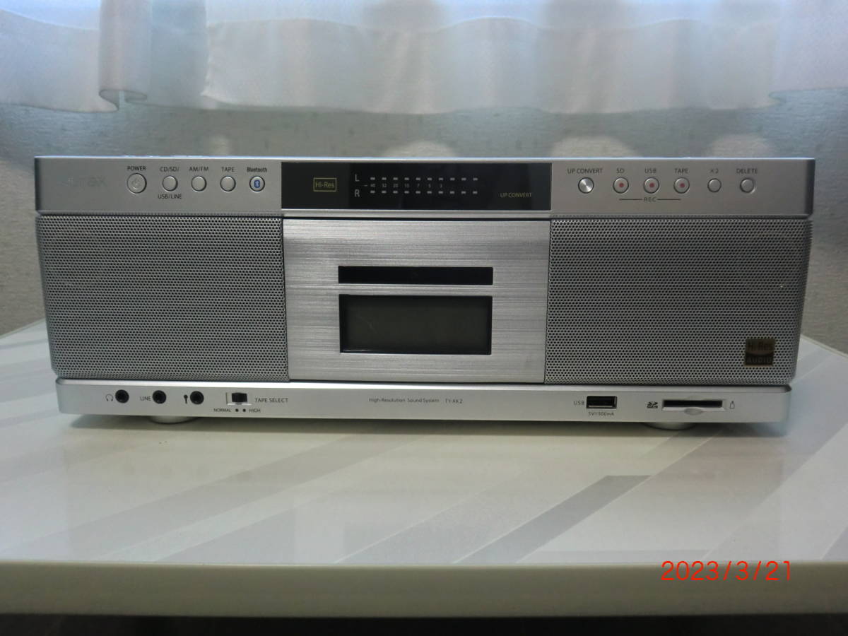 日本製新作 東芝 TY-AK2(S) AUREXハイレゾ対応SD/ USB/ CDラジオ