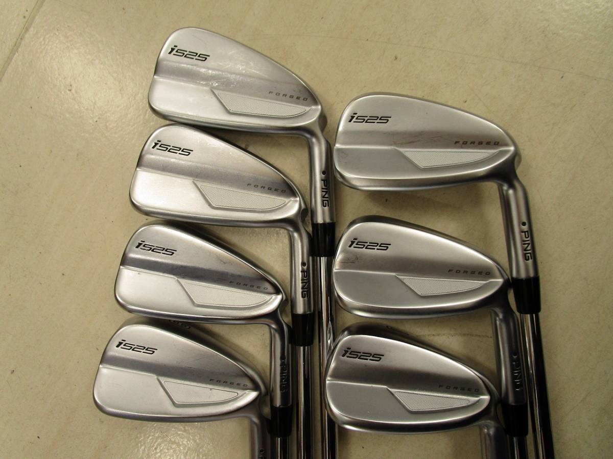 初売り】 PING i525 フォージド アイアン 黒ドット 5-U 7本セット NS