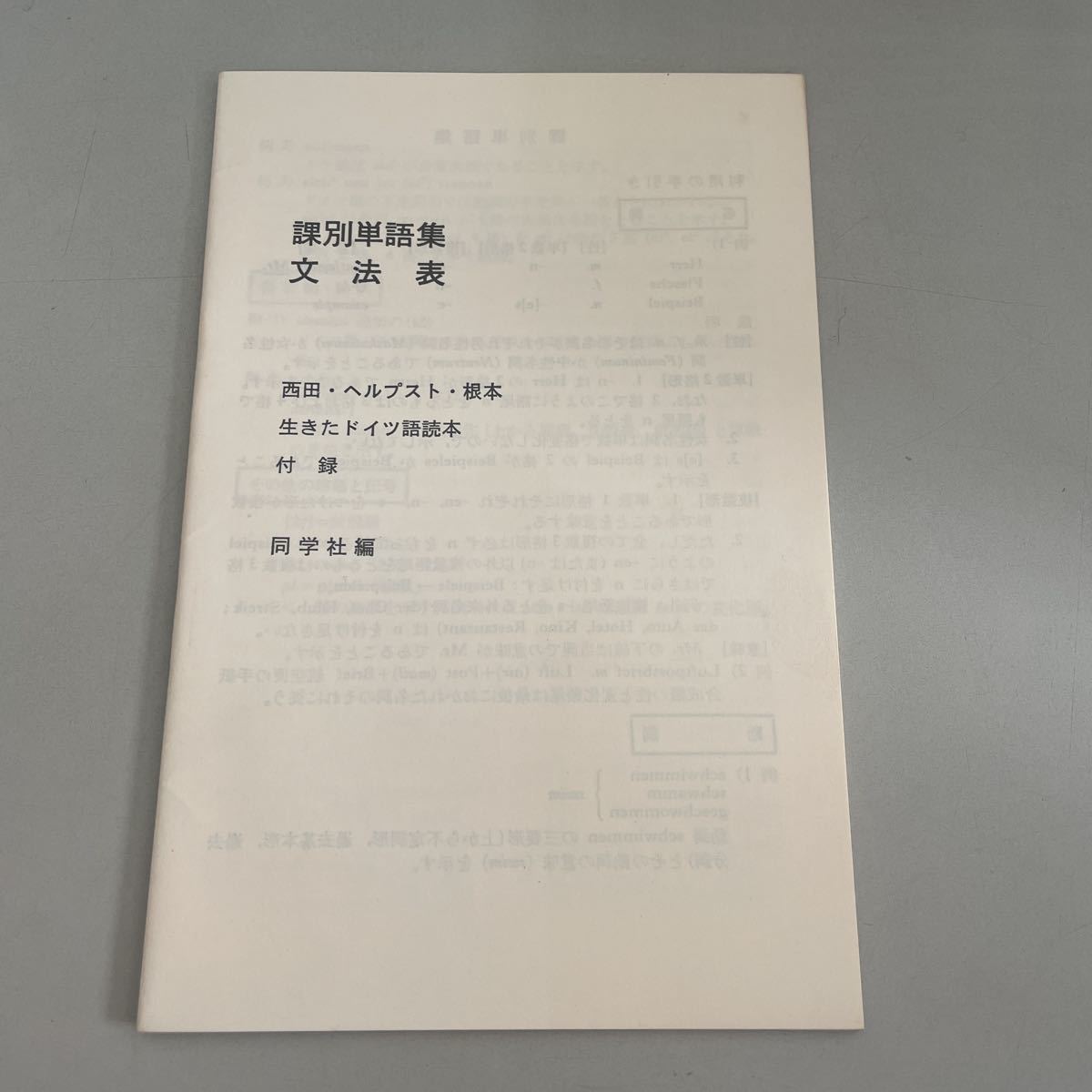 ●入手困難!超レア!初版●Lebendiges Deutsch 生きたドイツ語読本 西田越郎,インゲボルク・ヘルプスト,根本道也/1966年/同学社/独逸★2919_画像9