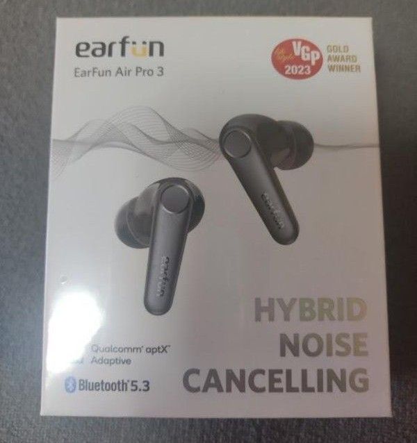 【新品未開封】EarFun Air Pro 3 ANC搭載完全ワイヤレスイヤホンBluetooth 5.3 43dB