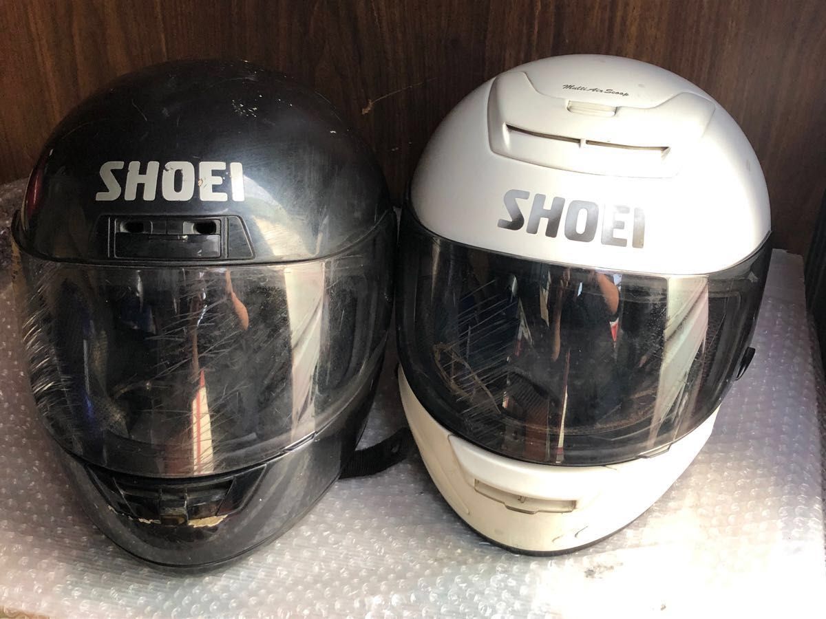 SHOEI X8 SP3(白)X8AERO-SILENCE(黒)ジャンク品