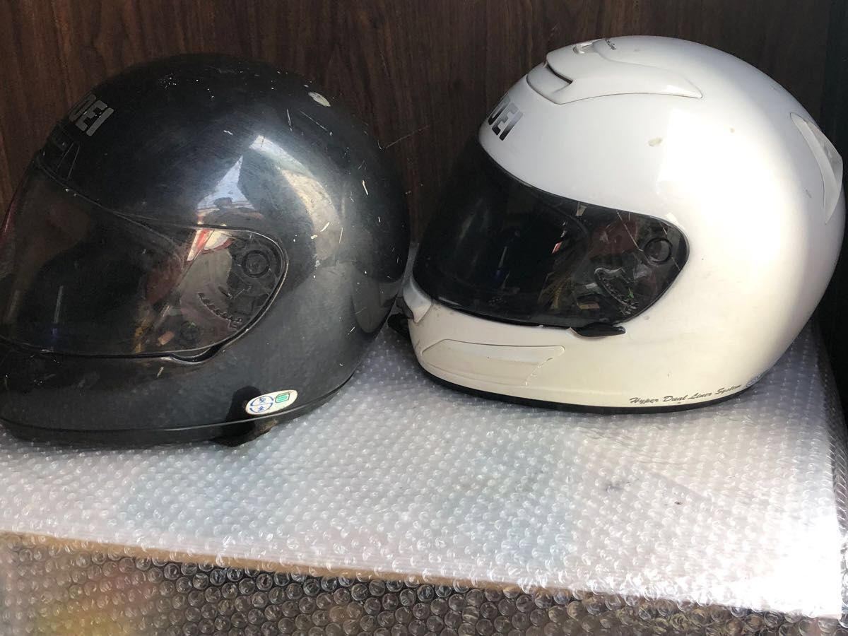 SHOEI X8 SP3(白)X8AERO-SILENCE(黒)ジャンク品