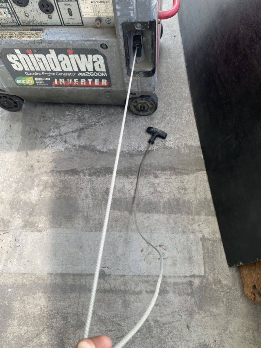インバータ発電機 新ダイワ shindaiwa IEG2600M 品 動作確認済み