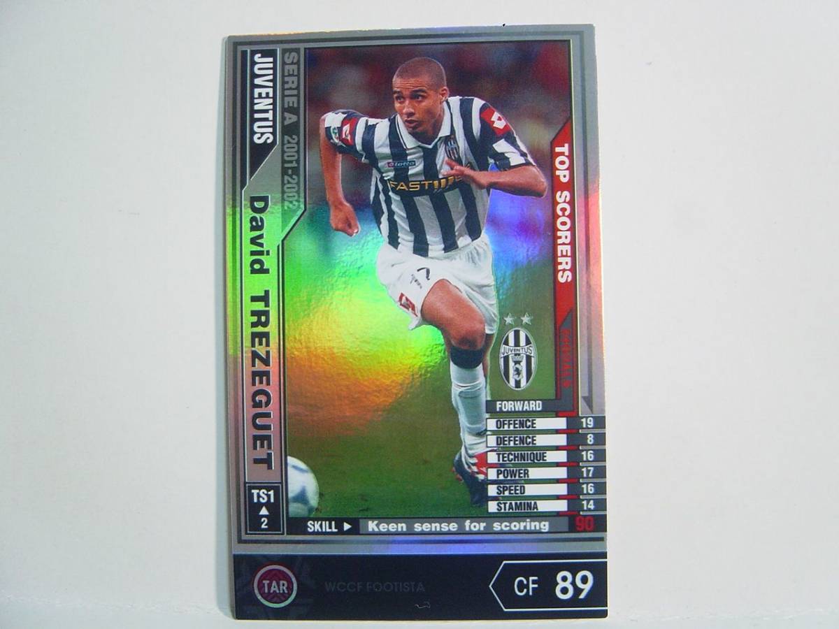 WCCF 2001-2002 TS ダヴィド・トレゼゲ　David Trezeguet 1977 France　Juventus FC 01-02 Serie A Top Scorers FOOTISTA_画像1