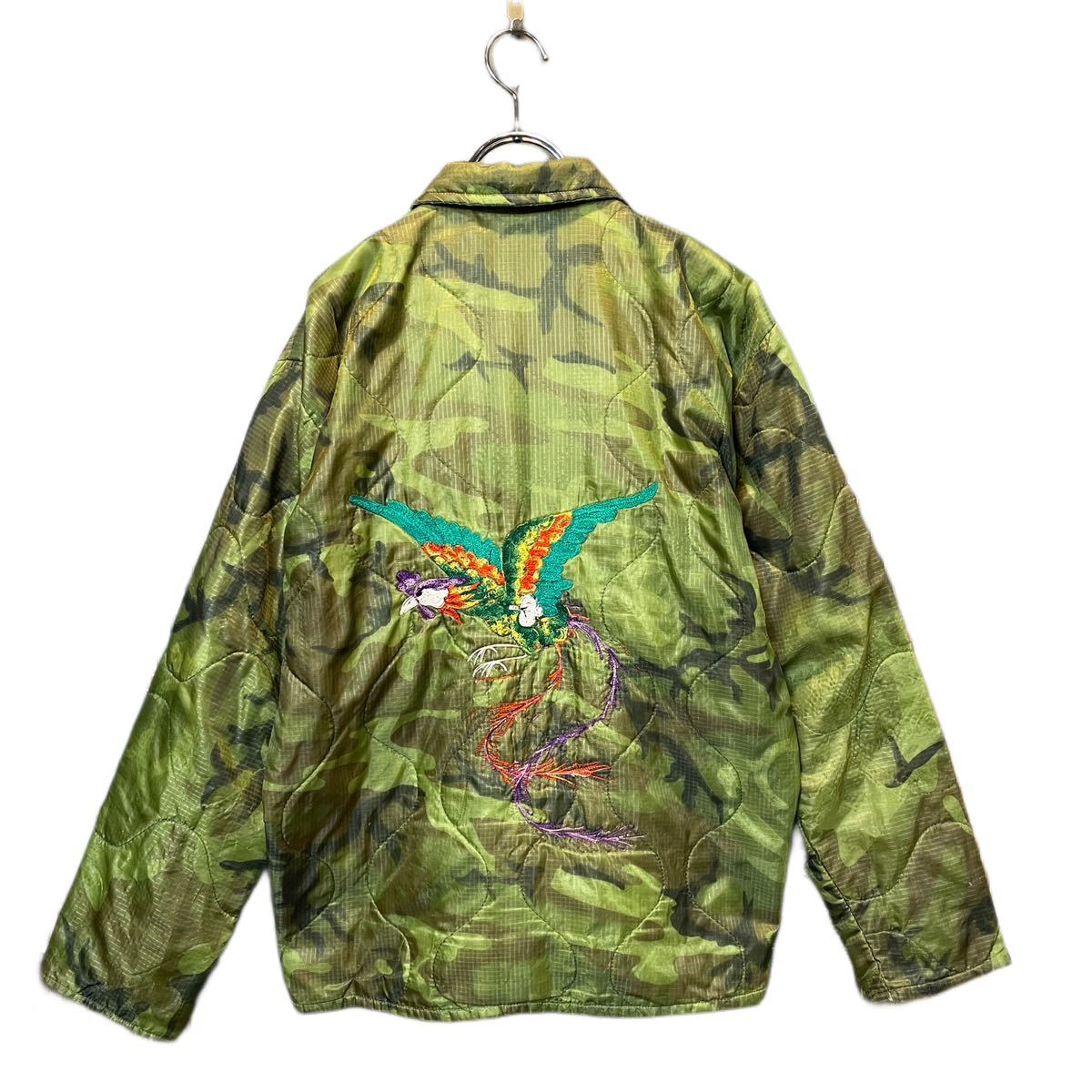 1960年代 1970年代 vintage Vietnam jacket phoenix embroidery ベトジャン 刺繍 ベトナムジャケット スーベニアジャケット ビンテージ
