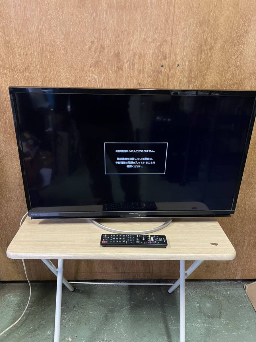 ご注意ください SHARP 液晶カラーテレビ LC-32W5 2018年製 - ディスプレイ